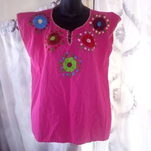 *Mexican embroidery top size medium and large (box #1 )